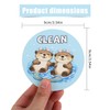 Dishwasher Magnet Clean Dirty Sign, Funny Double Sided Reversible Flip