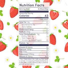 Ternio Premium Freeze Dried Strawberries -8.8oz/250g - Large Pieces 8 * 8mm - 100% Natural Fruit - Healthy Freeze Dried Fruit Snacks and Drinks or Recipe Ingredients.