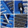 38pc 1/4" Hex Shank Long Industrial Wire Brush Set