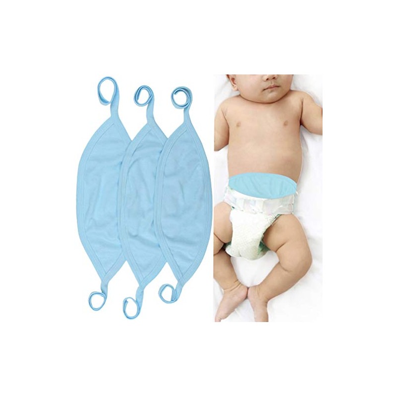 ToBeInStyle Babies' 6-Pack Comfortable Newborn Baby Belly Binder - White