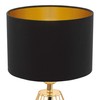Eglo Carlton 2 Table lamp, 1-Flame Vintage lamp, Bedside lamp