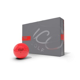 VICE Golf Pro Soft Golf Balls, Red