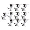 10pcs Metal Clip Stainless Steel Separation Clips Portable Stable Art