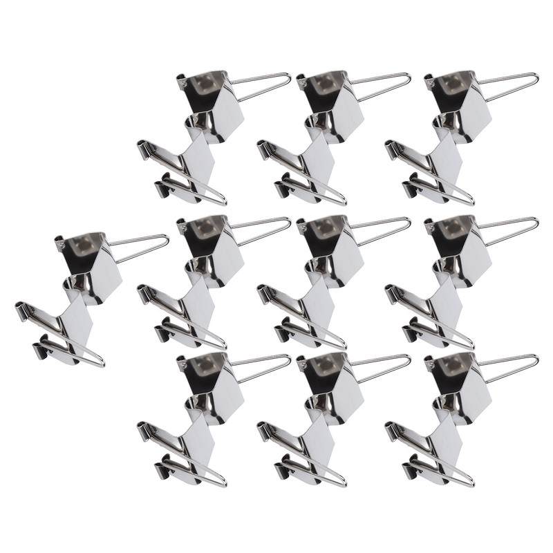 10pcs Metal Clip Stainless Steel Separation Clips Portable Stable Art