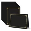 BELLE KR® Black Certificate Holders 8.5 x 11, 50 Pcs