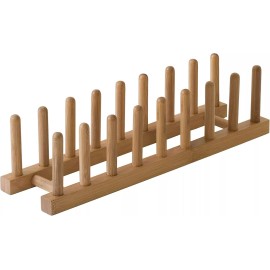 Lipper International 887 Bamboo Plate Rack/Pot Lid Holder