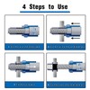 EilxMag Rivet Nut Tool Kit, 400pcs SAE & Metric Rivet