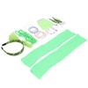 80s Earring Neon Headband Set Accessories Silicone Light Bracelets Headband