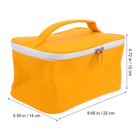 OSALADI 1pc Cosmetic Bag Toiletry Organizer Makeup Storage Bag Toiletry Bag Mesh Storage Bag Zipper Storage Bags Portable Makeup Bag Large Makeup Bag Travel Make up Makeup Brush Bag Pu