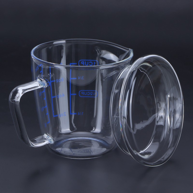 Heat Resisting Glass Measuring Cup Milk Scale Measuring Jug with