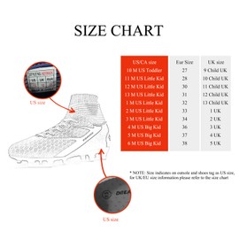 DREAM PAIRS Boys Girls Soccer Football Cleats Shoes(Toddler/Little Kid/Big Kid)