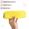 Mr. Pen- Silicone Pencil Case Pouch, Yellow, Aesthetic Multipurpose Design,