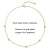 Huacan 14K Gold Pearl Necklaces for Women - Necklace Choker