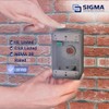 SIGMA ENGINEERED SOLUTIONS Metal Electrical Outlet Box, Weatherproof, Easy Mount