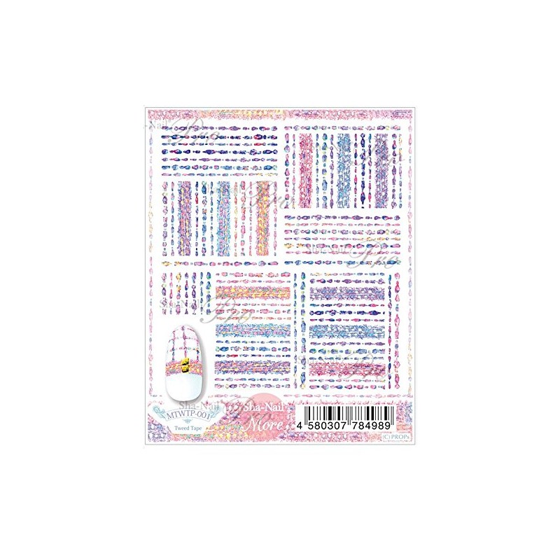 Sha-Nail More Nail Seal Tweed Tape MTWTP-001 Art Material