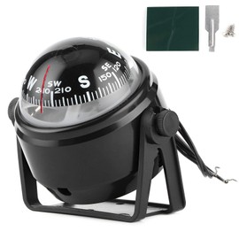 For Boat Compass - Compass Dash Mount Boat Compass Dash Mount Led Compass Sea Marine Compass Boat Yacht Ship Compass Sea Marine Electronic Digital Compass Ship Compass With Led Light 12V Led Sea Mari