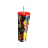 Starbucks Las Vegas Venti Lucky 777 Tumbler Orange Lid &