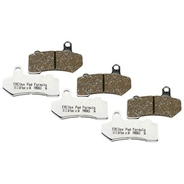 EBC Brakes EBPCK1018 Complete Semi-Sintered Chrome VLD Brake Pad Change Kit