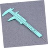 OSALADI 8-piece Metric Mini Caliper Set Plastic Ruler 150mm 0.5mm