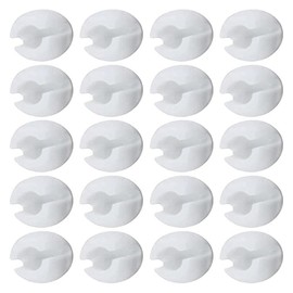 LEADSDGE Pack Of 20 Beads Chain Crimp Stops Roller Shade Curtain Blind Limit Buckles Beaded Chain Stoppers Blind Accessories
