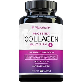 Péptidos Colágeno Multitipo Mujeres Cápsulas Hidrolizado Tipos Iii Vitamina Ácido Hialurónico Porciones