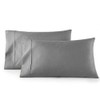 Abripedic Standard Size Pillowcases, Gray, 100% Cotton Pillowcases, Cool Cotton