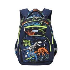 Cusangel Backpack for Boys Girls School Bookbags,Kindergarten Elementary Middle School Lightweight Waterproof Multifunctional Large Capacity for Backpack (17inch Luminous dinosaur)