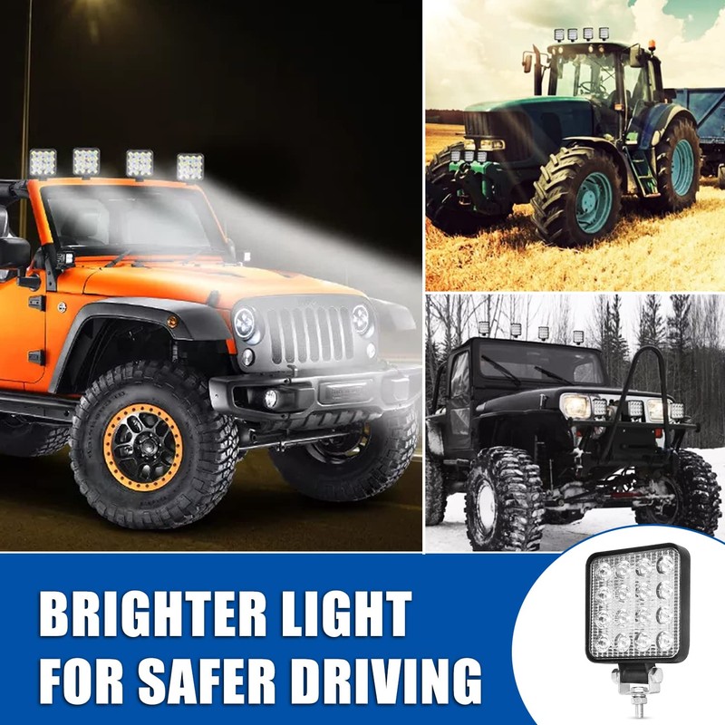Kalienpie LED Work Light 12 V Aluminium ABS 48 W