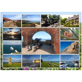 Isle of Wight Jigsaw Puzzle, West Wight Scenes