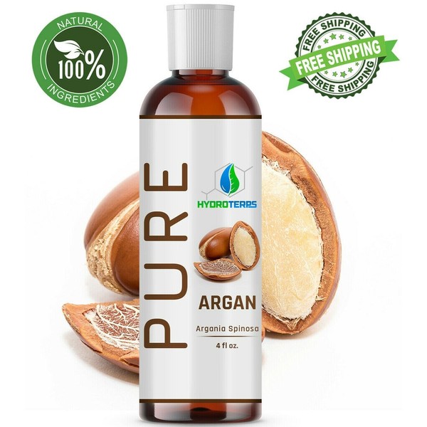 Argan Oil 4 oz of Morocco 100% Pure Unrefined Virgin Moroccan For Hair Skin Face