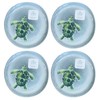 Sigrid Olsen Home Sea Turtle Melamine Dinner Plates, 11x10.5 inches,