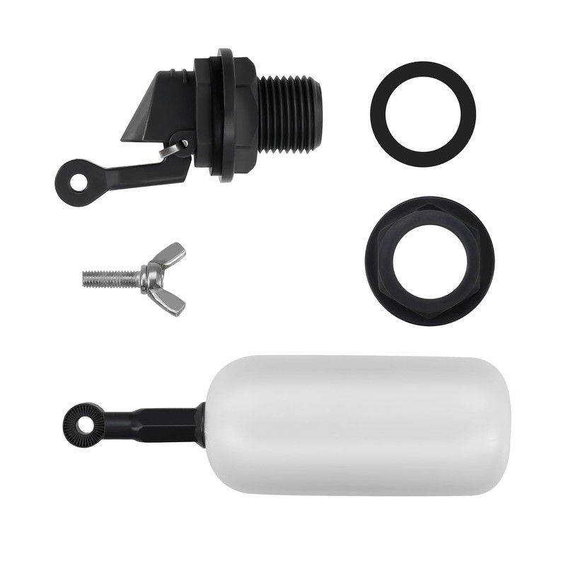 6 Pack Float Ball Valve, 1/2 Inch NPT Thread, OD.