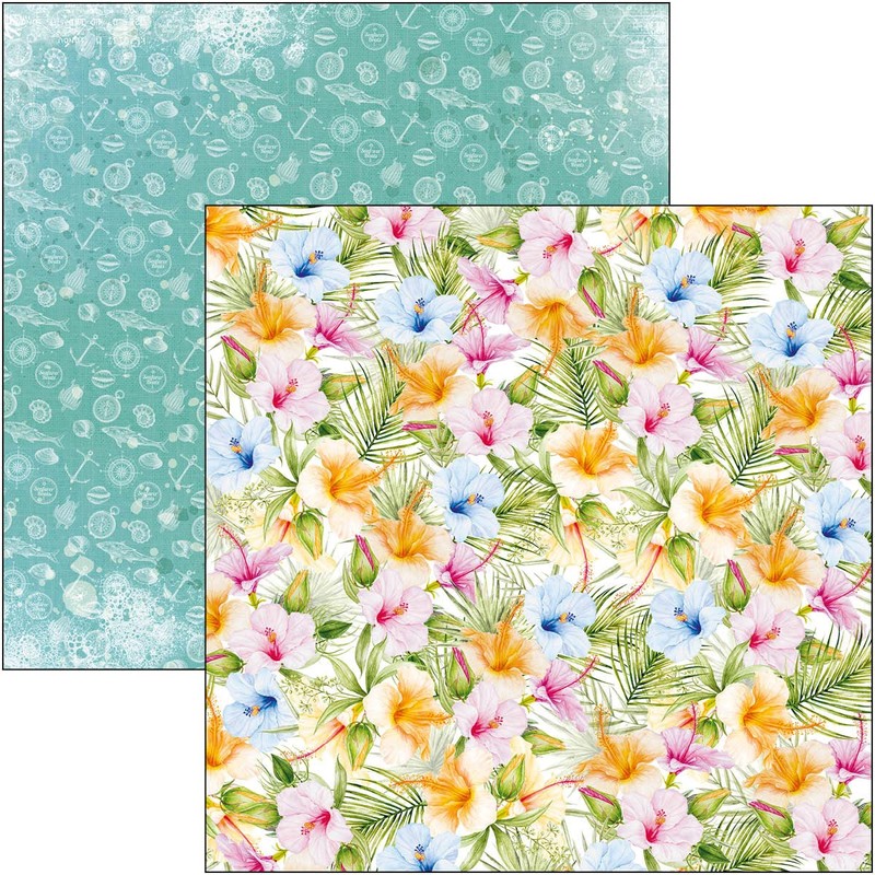 Ciao Bella Summer Breeze 12"x12" Patterns Pad - 190gsm