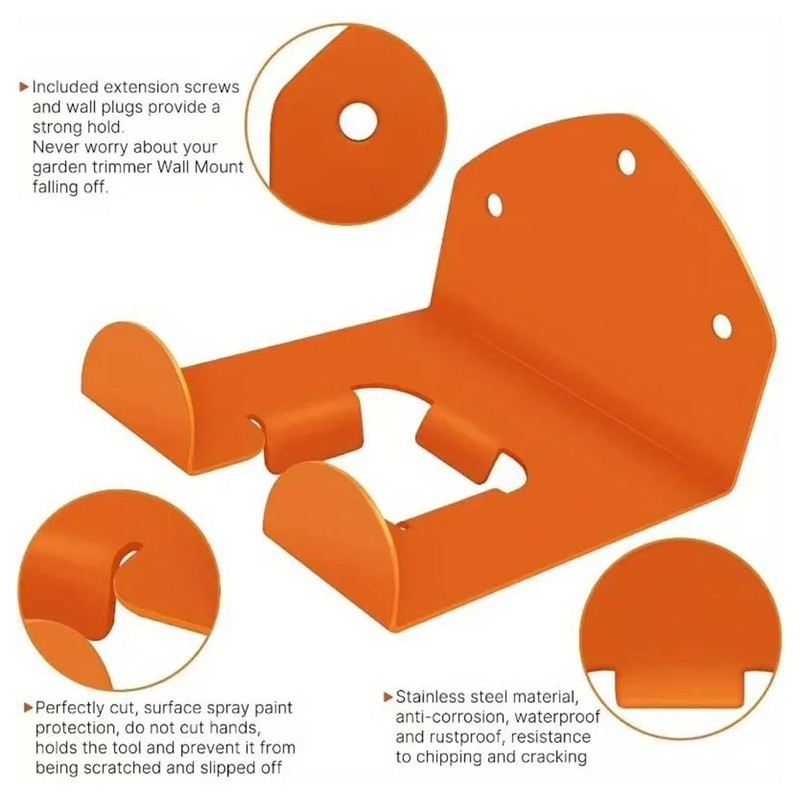 Weedeater Hanger, Weed Eater Hanger for Garage Wall-Mounted, Heavy Duty