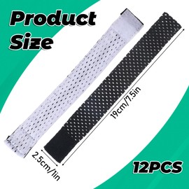 Ptwola 6 Pairs Jersey Sleeve Bands Breathable Shoulder Ties Holders Adjustable Shirts Straps Clips with Hook Loop Fasteners (Colorful)