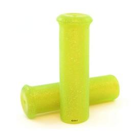 Jackhammer Metal Flake Sparkle Motorcycle Grips - Yellow - 7/8"
