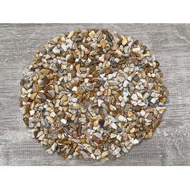 Fossil Coral Chips – Natural Mini Fossil Coral Stones, Crushed Undrilled Fossil Coral, Semi-Tumbled Genuine Fossil Coral (1/8 lb)