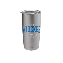 Widener Arch Athletic Vintage Sports Tee Men Women Stainless Steel Insulated Tumbler