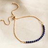 Gempires Birthstone Beaded Bracelet, Lapis Lazuli Bracelets, September Birthstone Jewelry,