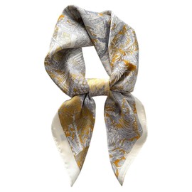 TPZORJX Bandana, Polyester Kopftuch damen,quadratisches satin-kopftuch,Maulbeerseide Schal,Grafikdruck Seidentuch,Elegantes Halstücher,Geschenk für Mutter geeignet für Taschentuch, Hals, Handgelenk