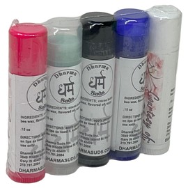 Handmade lip balm assorted pack 10 pz misc flavors individually sealed .15 oz each