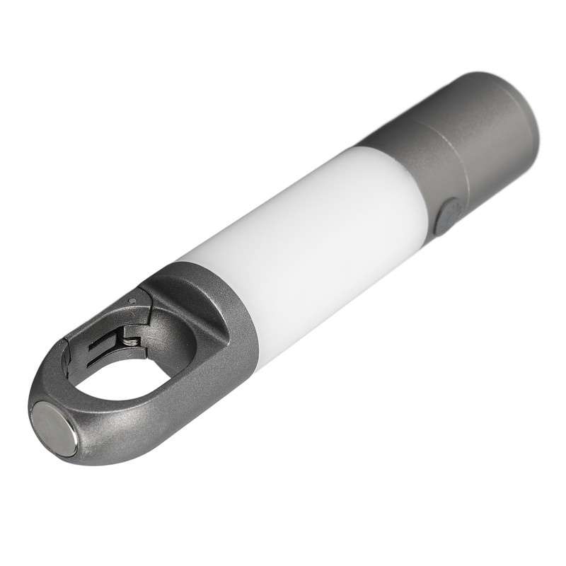 Camping Flashlight USB Charging Telescopic Zoom Function Waterproof 8 Light