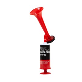 Firechief Hand Pump Air Horn C Reusable Blow Horn for Raising the Alarm in Emergencies C Loud Noise Foghorn for Fire Warnings, Events & Raising Alarm in the Workplace & in Offices