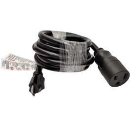 Parkworld 61377A NEMA 6-20P to 6-50R Straight Female, A/C 20A to Welder 50A Adapter Cord, 20A 250V 10 Foot