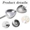 Tckenan 10 Heart-Shaped Stainless Steel Tea Infusers, Loose Leaf Tea