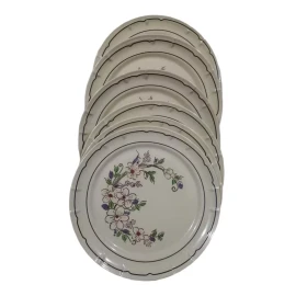 PLASICOS GENERICOS Plato Extendido Trinche De Melanina Paquete De 6 Pzs
