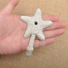 TOPBATHY 3pcs Wall Hooks Sea Star Shape Wall Mounted Decorative