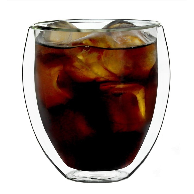 Creano Double Walled Coffee Glasses 250ml - Insulated Cappuccino Cups