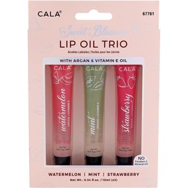 Feel Foxy Trío de aceite de labios: menta, sandía, fresa