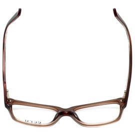 Calabria Ecru Collins Square Blue Light Blocking Reading Glasses +0.75 Brown Men Women